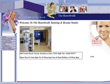 Tablet Screenshot of boardwalksolariumandspa.talktalkbusinesshosting.co.uk